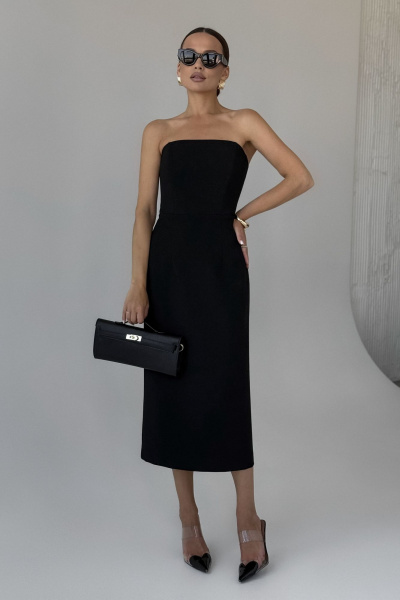 Платье DAVA 1221 черный - фото 1