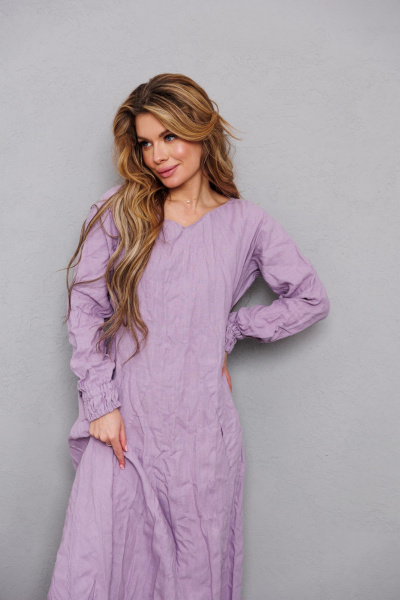 Платье АМУЛЕТ 9906 лаванда - фото 3