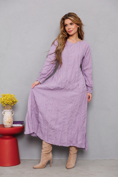 Платье АМУЛЕТ 9906 лаванда - фото 2