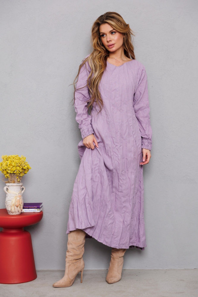 Платье АМУЛЕТ 9906 лаванда - фото 1