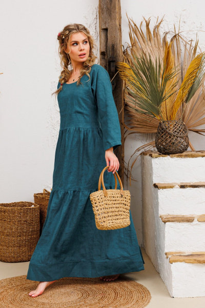 Платье АМУЛЕТ 9922 морской - фото 7