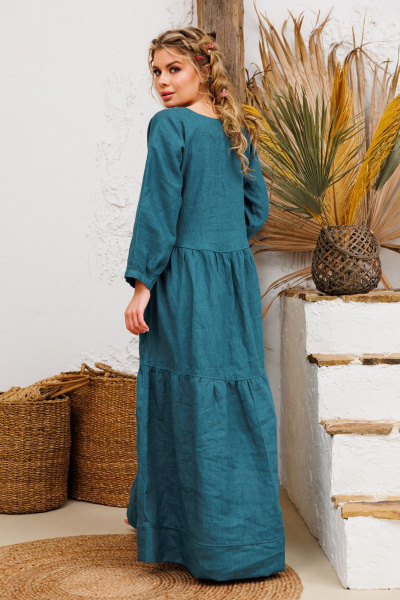 Платье АМУЛЕТ 9922 морской - фото 6