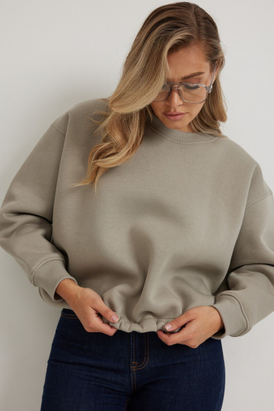 Джемпер Mirolia 1267 цемент - фото 6