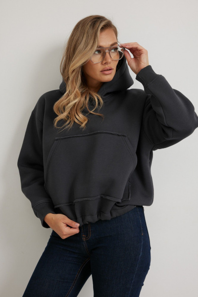 Худи Mirolia 1269 графит - фото 5