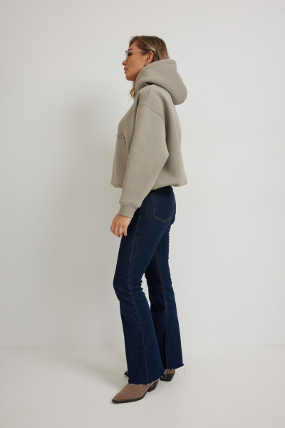 Худи Mirolia 1269 цемент - фото 4