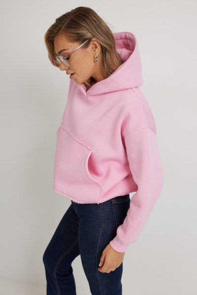 Худи Mirolia 1269 розовый - фото 3