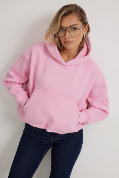 Худи Mirolia 1269 розовый - фото 1