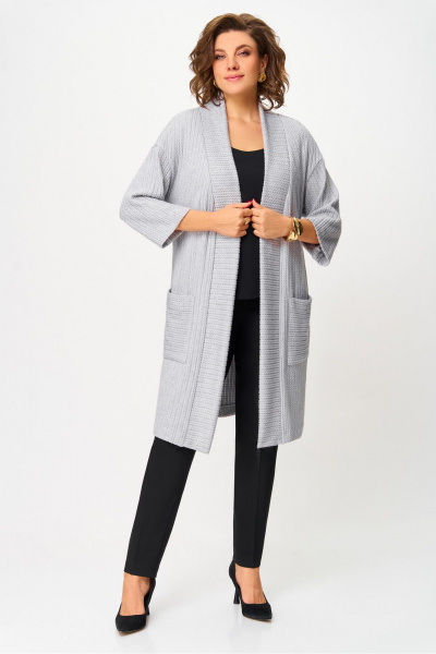 Кардиган DaLi 7061 светло-серый - фото 1