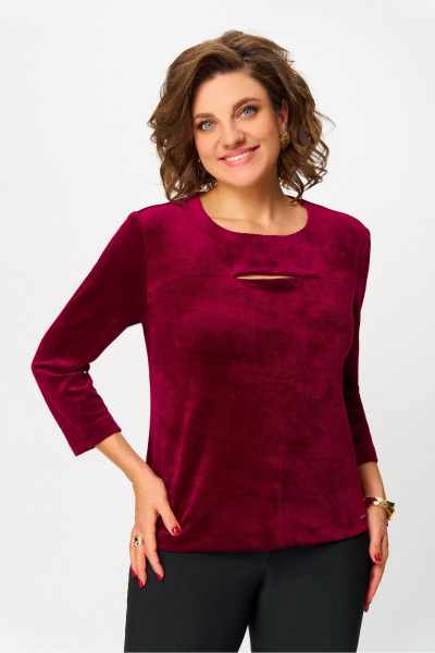 Блуза DaLi 5786 бордо - фото 1