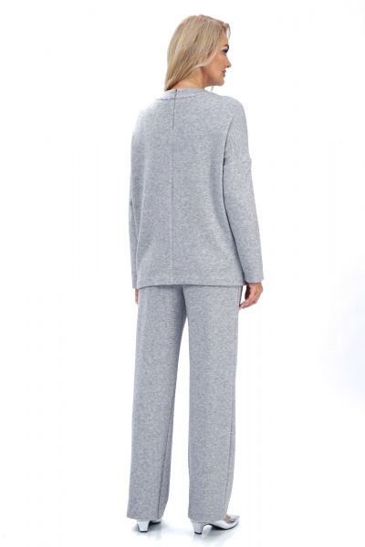 Блуза, брюки Alani Collection 2447 серый - фото 9