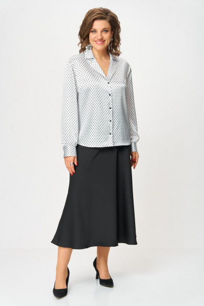 Блуза Svetlana-Style 2173 белый-мелкий_горох - фото 8