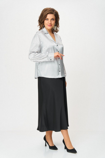 Блуза Svetlana-Style 2173 белый-мелкий_горох - фото 7
