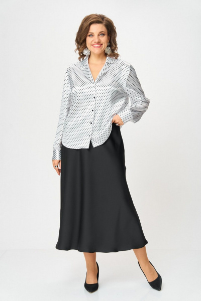 Блуза Svetlana-Style 2173 белый-мелкий_горох - фото 6