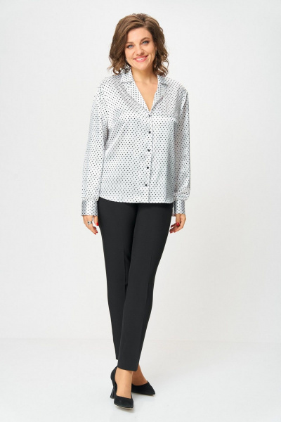 Блуза Svetlana-Style 2173 белый-мелкий_горох - фото 4
