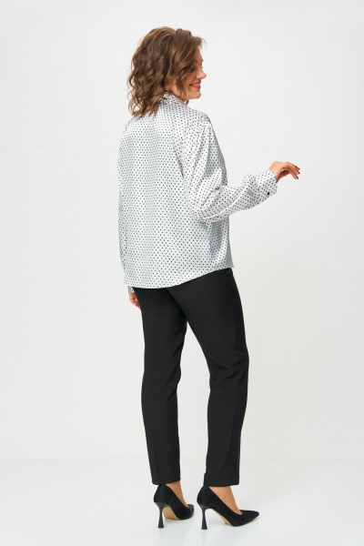 Блуза Svetlana-Style 2173 белый-мелкий_горох - фото 2