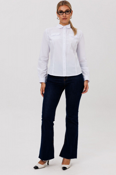 Блуза Anelli 1654 арктический_белый - фото 7