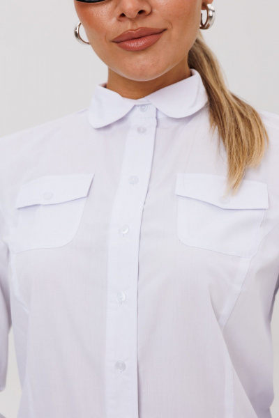 Блуза Anelli 1654 арктический_белый - фото 6