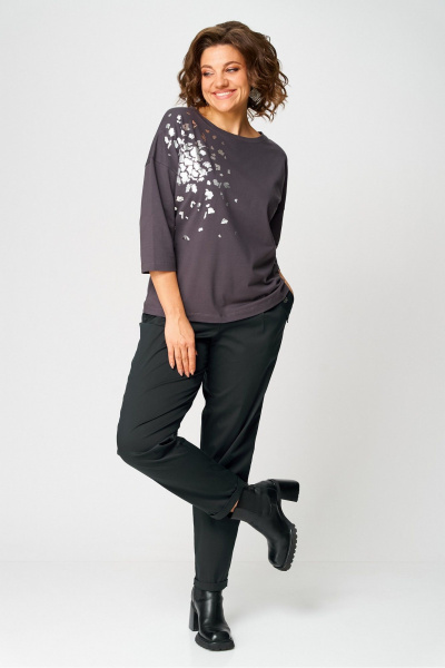 Джемпер Rumoda 2089_дл. графитовый - фото 7