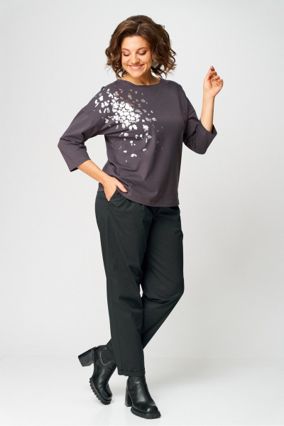 Джемпер Rumoda 2089_дл. графитовый - фото 6