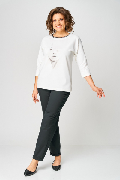 Джемпер Rumoda 2254_дл. молочный - фото 9