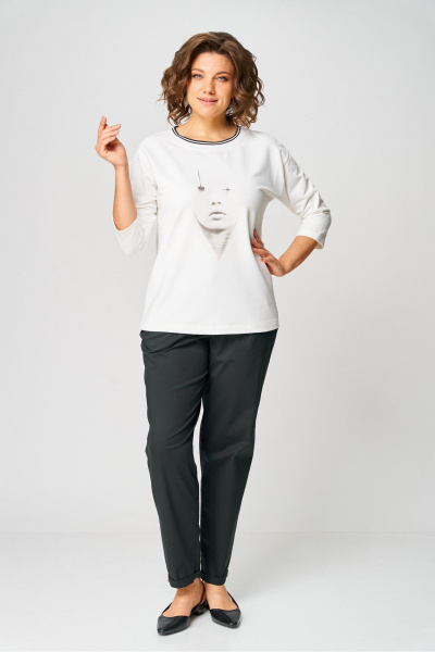 Джемпер Rumoda 2254_дл. молочный - фото 7