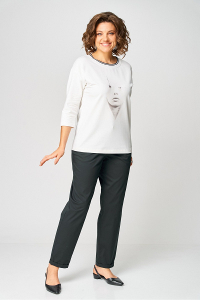 Джемпер Rumoda 2254_дл. молочный - фото 5