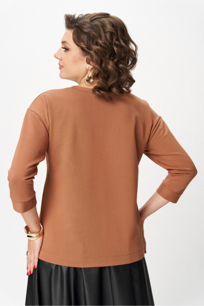 Джемпер Rumoda 2268 коричневый - фото 11