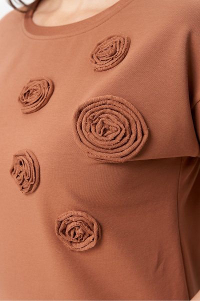 Джемпер Rumoda 2268 коричневый - фото 10