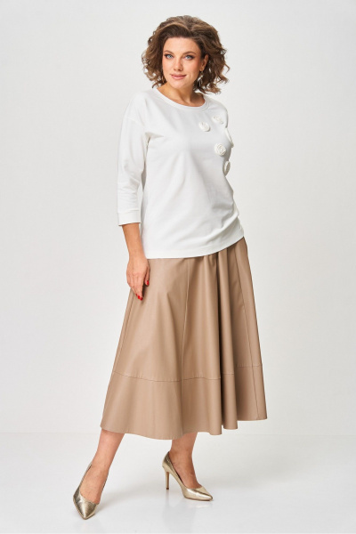 Джемпер Rumoda 2268 молочный - фото 9