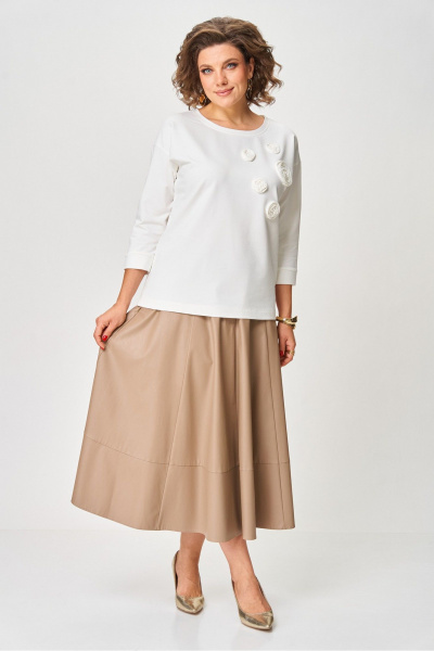 Джемпер Rumoda 2268 молочный - фото 7