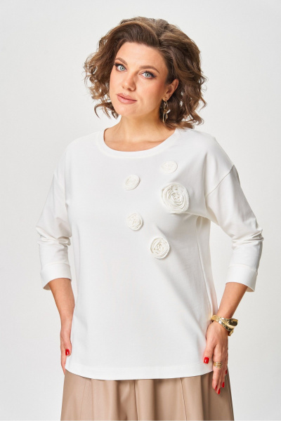 Джемпер Rumoda 2268 молочный - фото 4