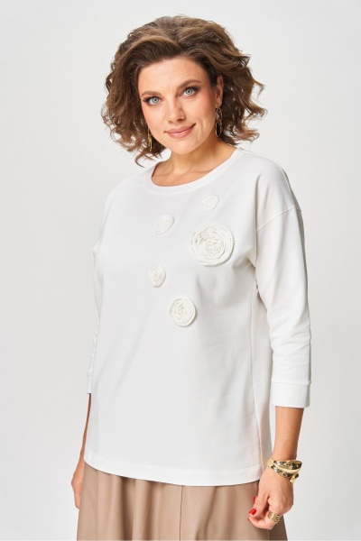 Джемпер Rumoda 2268 молочный - фото 3