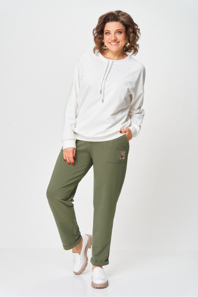 Джемпер Rumoda 2270 молочный - фото 8