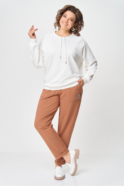 Джемпер Rumoda 2270 молочный - фото 7