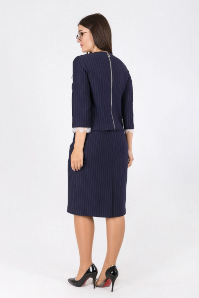 Джемпер, юбка Daloria 9062 синий - фото 2