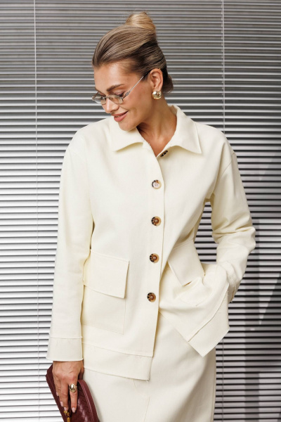 Куртка, юбка Anastasia 1286 шампань - фото 5