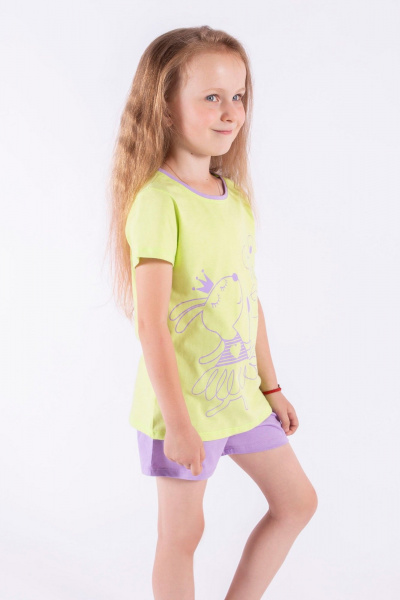 Майка, шорты 8 Марта 13269-5С545Д40-110,116 салат - фото 3