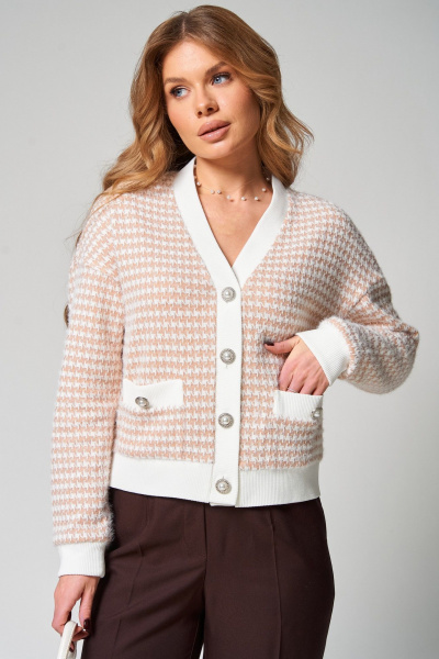 Кардиган Laikony L-642-1 корица - фото 1