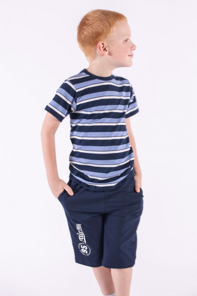 Футболка 8 Марта 106160-5С511Д40-134,140 полоска - фото 2