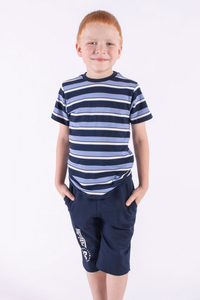 Футболка 8 Марта 106160-5С511Д40-134,140 полоска - фото 1