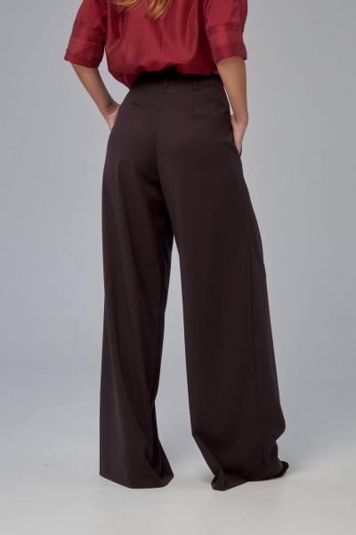 Брюки IUKONA 1209 коричневый - фото 4