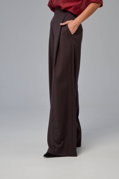 Брюки IUKONA 1209 коричневый - фото 3