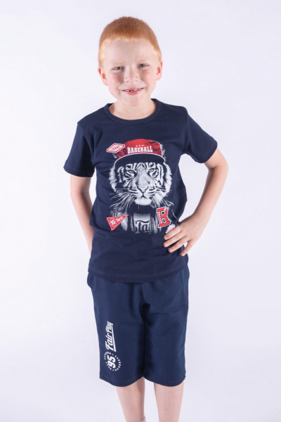 Футболка 8 Марта 137820-5С5067Д40-134,140 синий - фото 1