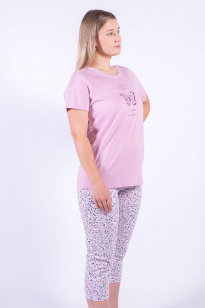 Капри, футболка 8 Марта 163420-5С553Д40-158,164 розовый - фото 1