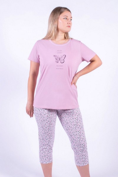 Капри, футболка 8 Марта 163420-5С553Д40-170,176 розовый - фото 1