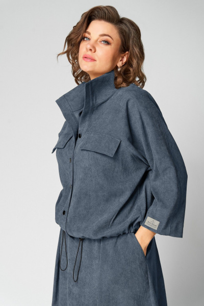 Жакет, юбка Мишель стиль 1330 индиго - фото 6