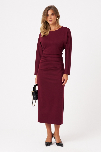 Платье Панда 106583 бордовый - фото 1