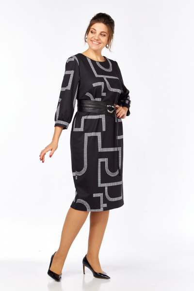 Платье Rishelie 1000 черный - фото 3