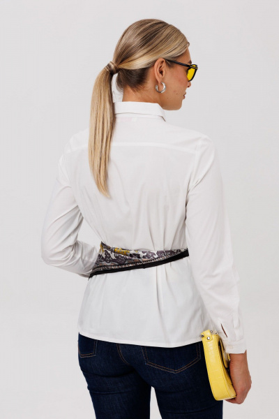 Блуза Anelli 1680 кокосовая_пастила - фото 3