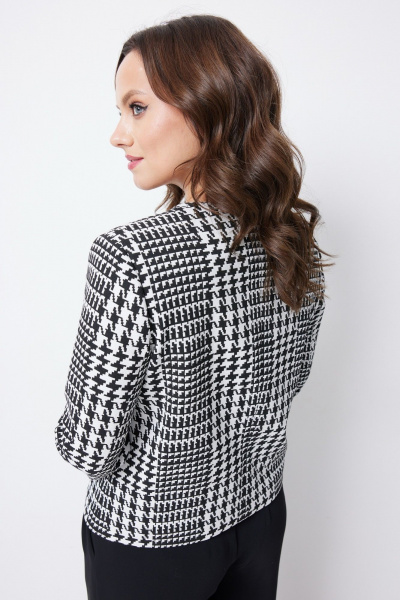 Жакет Condra 15105 черный_белый - фото 6